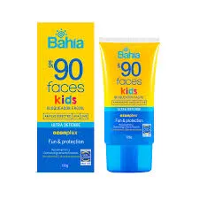 BAHIA BLOQUEADOR SOLAR FACES KIDS SPF 90 FCO X 120 GR - Ecofarma