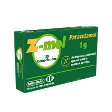 Z MOL 1 G CAJA X 20 COMPRIMIDOS - Ecofarma