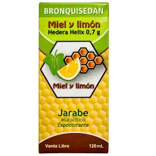 BRONQUISEDAN MIEL Y LIMON JARABE FCO X 120 ML. - Ecofarma