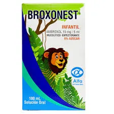 BROXONEST INFANTIL 15 MG JARABE FCO X 100 ML - Ecofarma