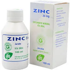 ZINC 20 MG JARABE FCO X 100 ML - Ecofarma