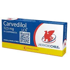 CARVEDILOL 12,5 MG CAJA X 30 COMPRIMIDOS - Ecofarma