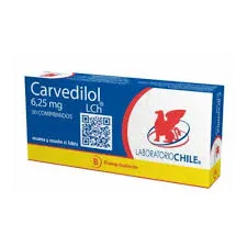 CARVEDILOL 6.25 MG CAJA X 30 COMPRIMIDOS - Ecofarma