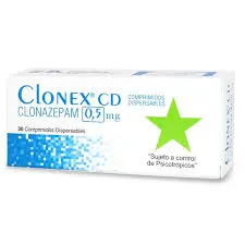 CLONEX CD 0.5 MG CAJA X 30 COMPRIMIDOS - Ecofarma