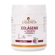 COLAGENO CON MAGNESIO/VITAMINA C FRESA FCO X 350 GR - Ecofarma