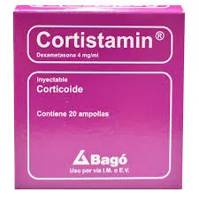 CORTISTAMIN 4 MG CAJA X 20 AMPOLLAS - Ecofarma
