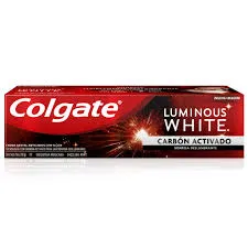 CREMA DENTAL COLGATE LUMINOUS WHITE CARBON ACTIVADO X 75 ML - Ecofarma