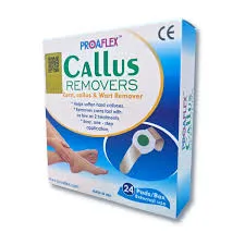 CURITAS CALLUS REMOVERS PROAFLEX CAJA X 24 UNIDADES - Ecofarma