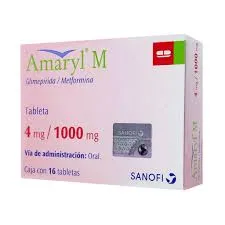 AMARYL M 4/1000 MG CAJA X 16 COMPRIMIDOS - Ecofarma