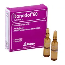 DONODOL 60 MG CAJA X 5 AMPOLLAS - Ecofarma
