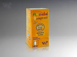 AMOXIDIN ORANGE 250 MG SUSPENCION FCO X 100 ML - Ecofarma