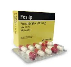 FOSLIP FENOFIBRATO 200 MG CAJA X 30 CAPSULAS - Ecofarma