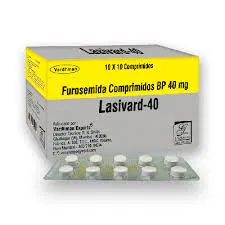 FUROSEMIDA LASIVARD 40 MG CAJA X 100 COMPRIMIDOS - Ecofarma