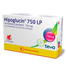 HIPOGLUCIN 750 MG LP CAJA X 30 COMPRIMIDOS - Ecofarma