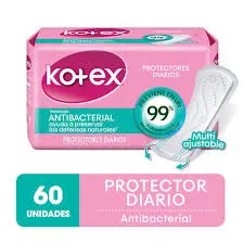 KOTEX ANTIBACTERIAL DIARIO X 60 UNIDADES - Ecofarma