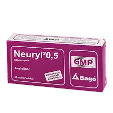 NEURYL 0.5 MG CAJA X 30 COMPRIMDOS - Ecofarma