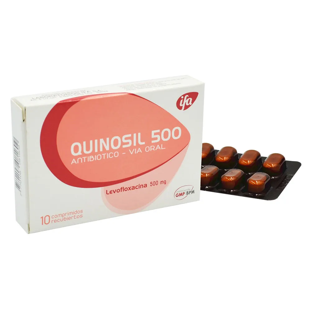 QUINOSIL 500 MG CAJA X 10 COMPRIMIDOS - Ecofarma