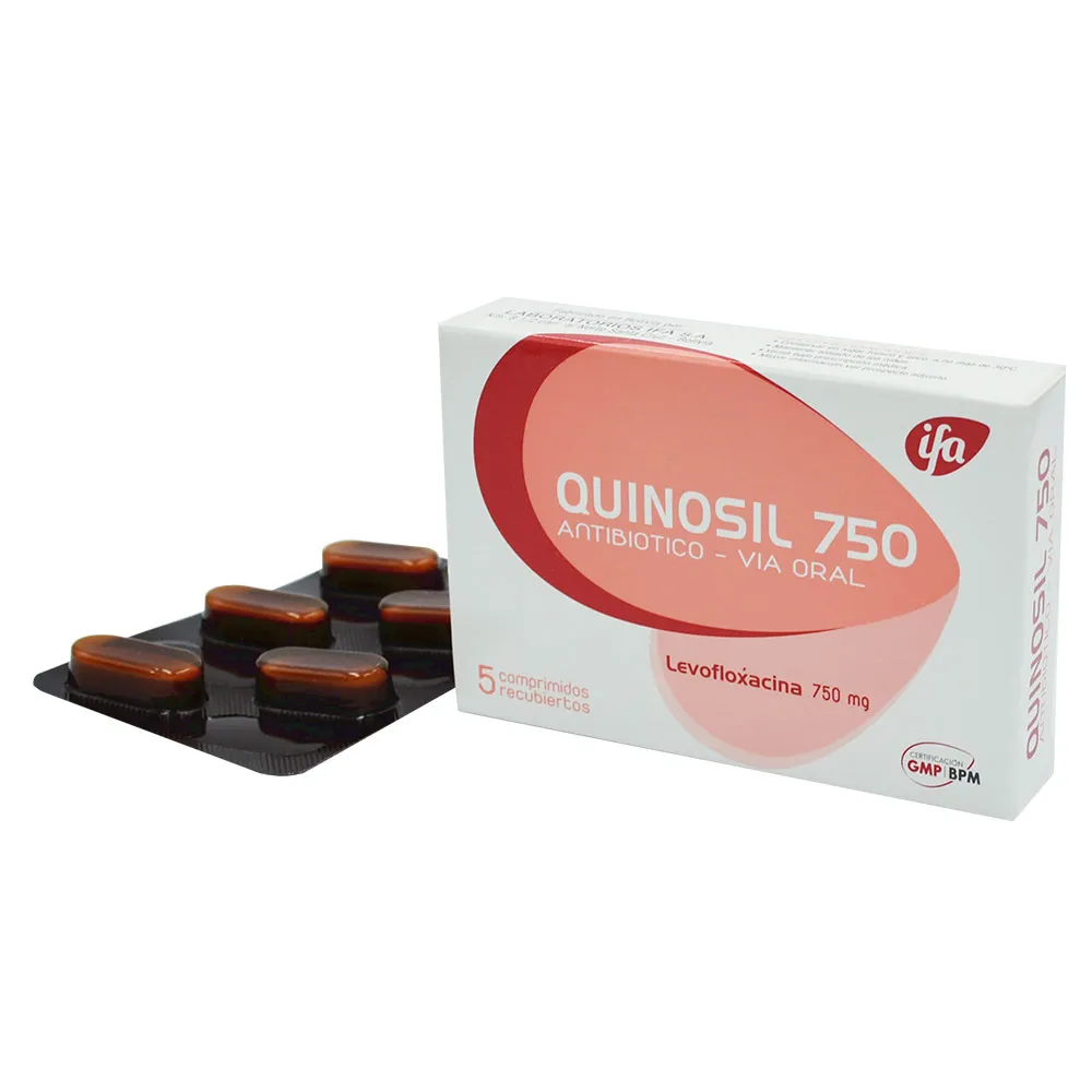 QUINOSIL 750 MG CAJA X 5 COMPRIMIDOS - Ecofarma