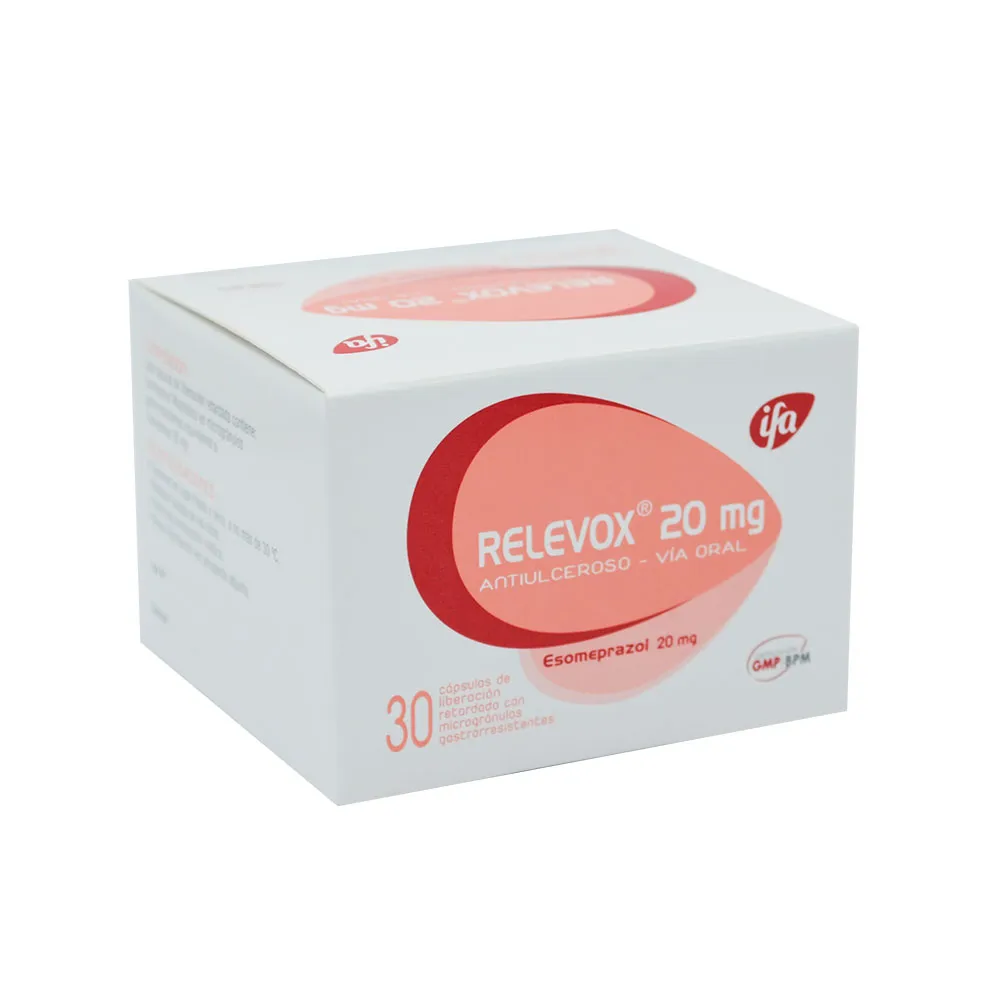 RELEVOX 20 MG CAJA X 30 CAPSULAS - Ecofarma